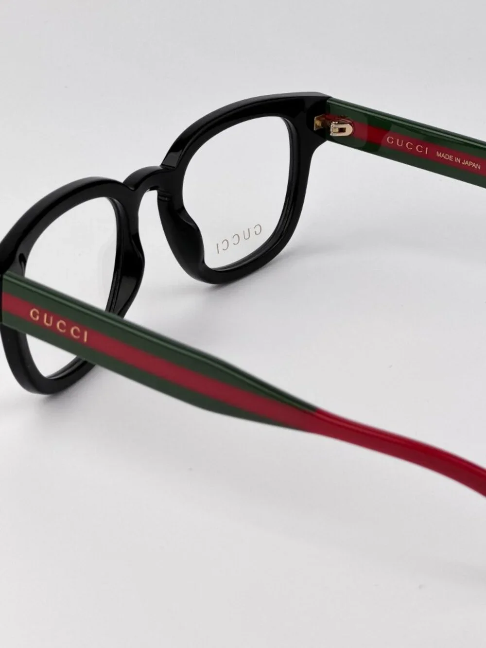Gucci Men’s Eyeglasses | Black Green Square Frame | GG1992O 001 | NEW AUTHENTIC